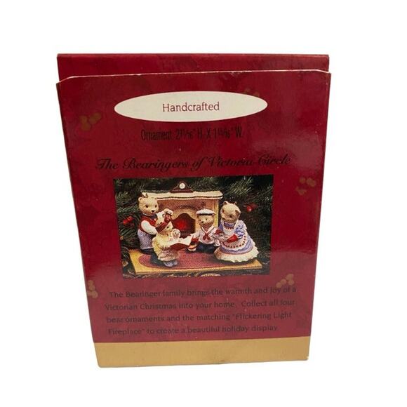 Hallmark Christmas Ornament-The Bearingers Bear Collection #1 Circa 1993 - Picture 2 of 2